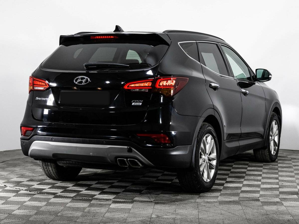 Hyundai Santa Fe б/у, 2018, Автоматическая. Фото: #3