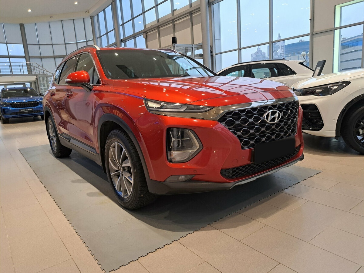Hyundai Santa Fe б/у, 2019, Автоматическая. Фото: #2